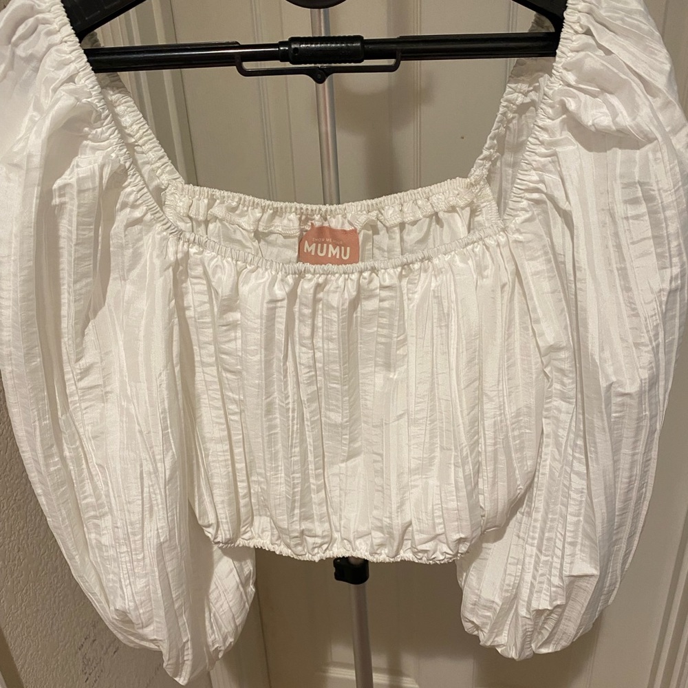 Show Me Your Mumu - white 2 piece NWT